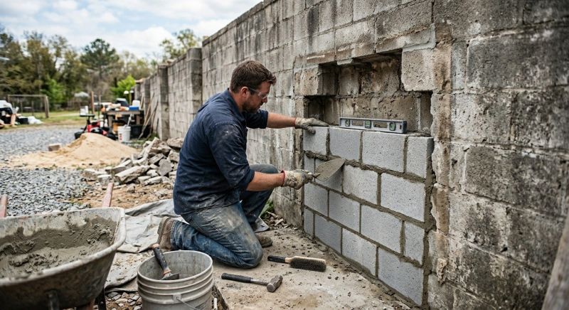 Block Masonry Repair in Boerne, TX