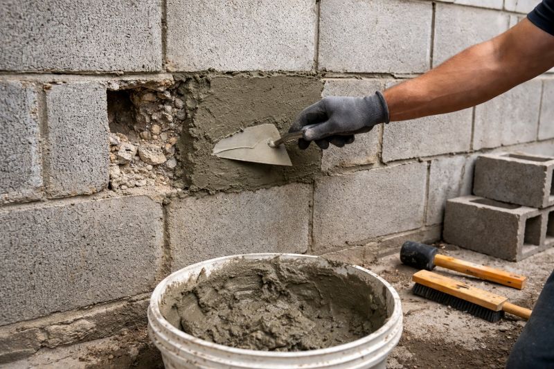 Block Wall Repair in Bandera, TX