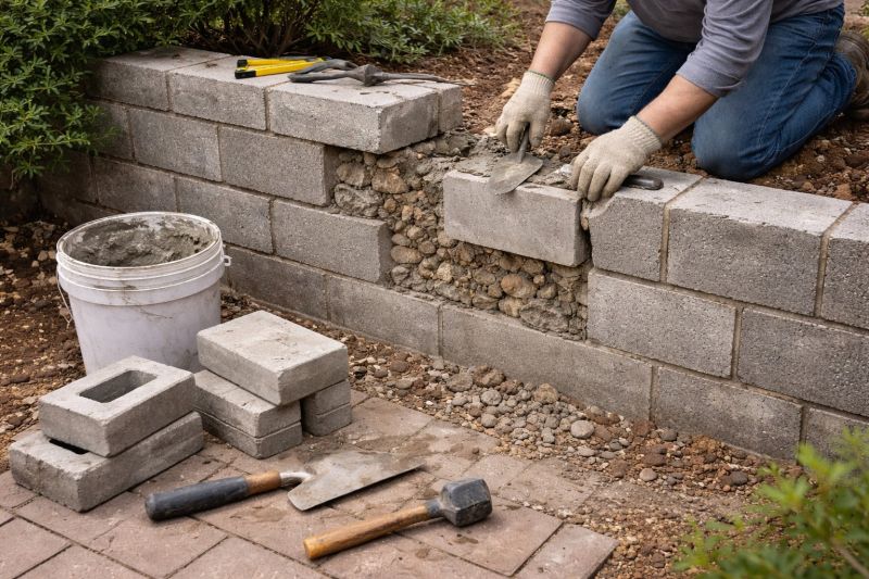 Block Wall Repair in Bexar County, TX