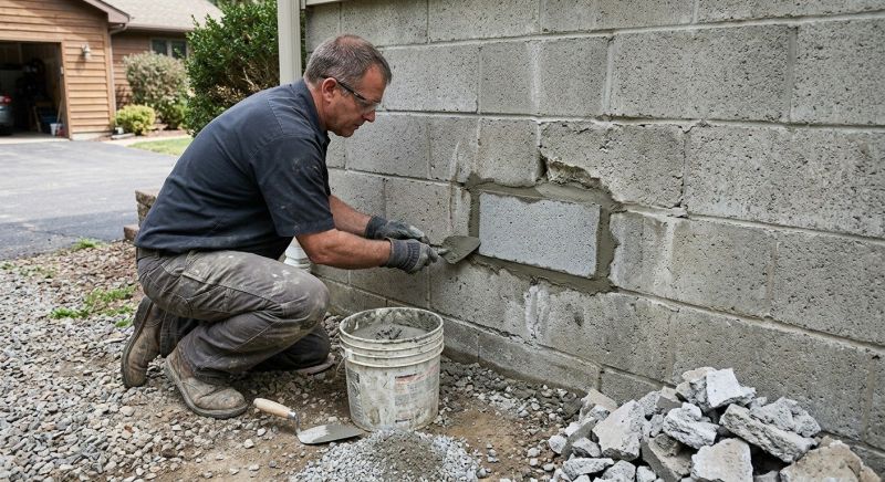 Block Wall Repair in Bexar County, TX