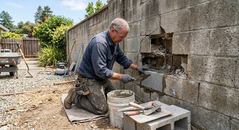 Block Work Repair in Boerne, TX