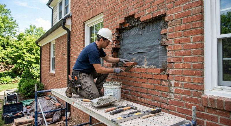 Brick Flatwork Repair in Pipe Creek, TX