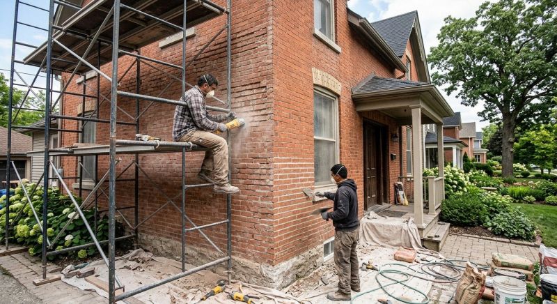 Brick Restoration in Spring Branch, TX