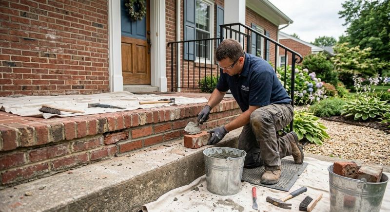 Brick Stairs Repair in Helotes, TX
