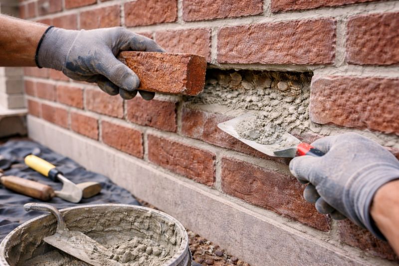 Brick Stairs Repair in Boerne, TX