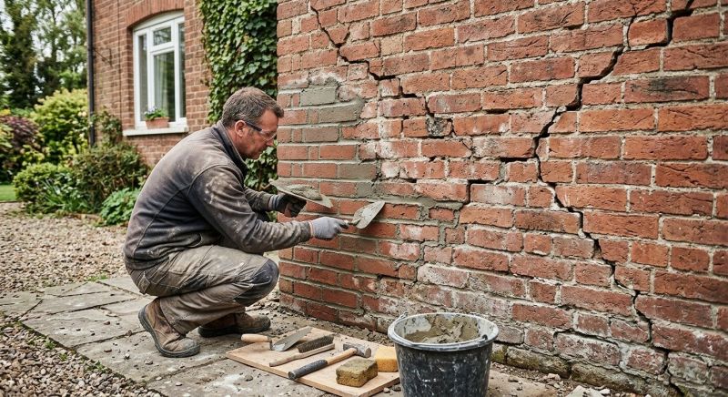 Brick Wall Repair in Bulverde, TX