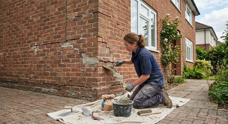 Brick Wall Repair in Comfort, TX