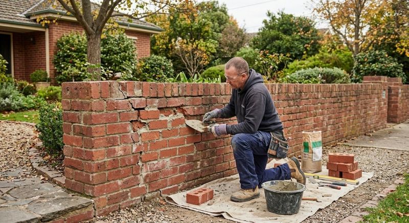 Brick Wall Repair in Spring Branch, TX