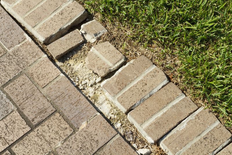 Entryway Brick Repair in Boerne, TX