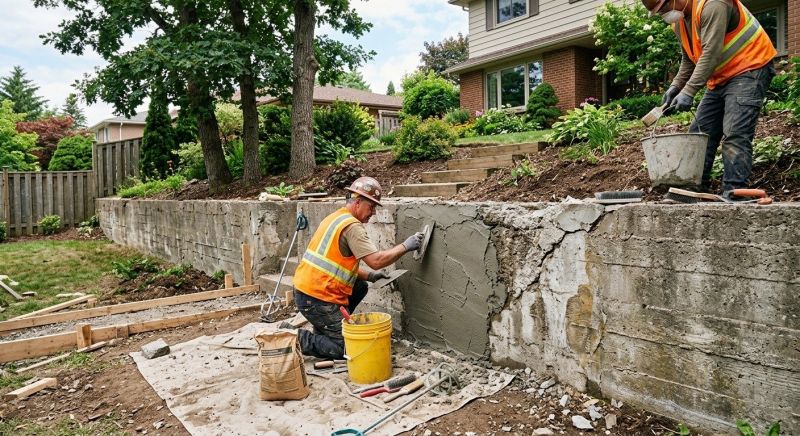 Retaining Wall Repair in Bexar County, TX