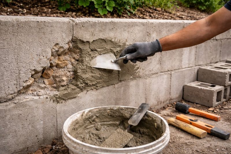 Retaining Wall Repair in Pipe Creek, TX