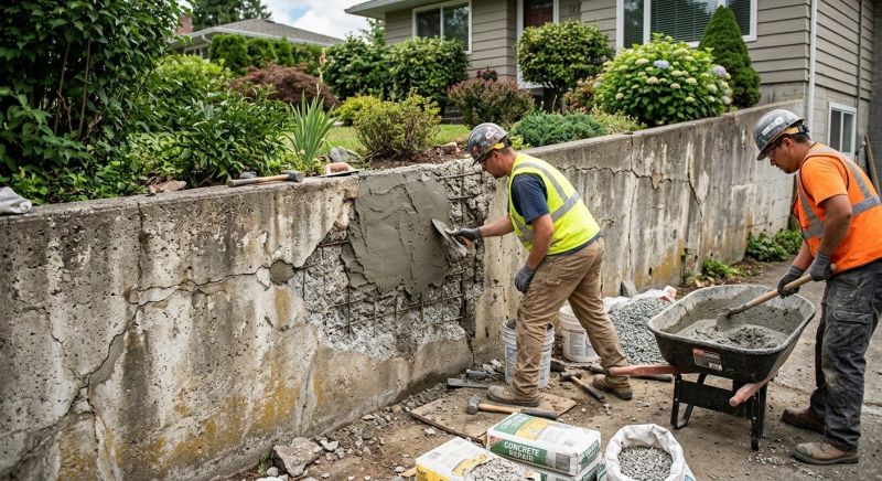 Retaining Wall Repair in Spring Branch, TX