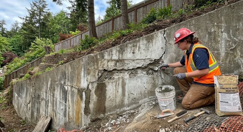 Retaining Wall Repair in Universal City, TX