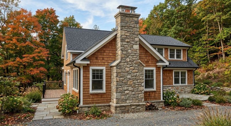 Stone Chimney Installation in Bexar County, TX