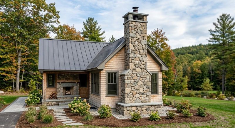 Stone Chimney Installation in Comfort, TX
