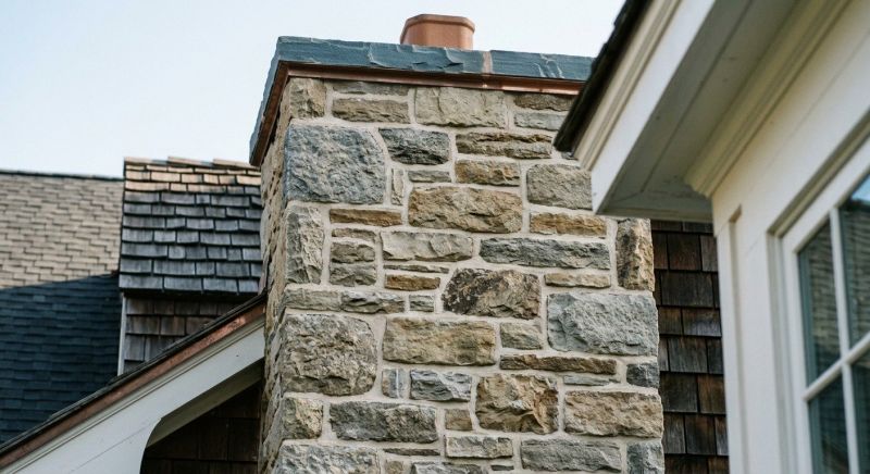 Stone Chimney Installation in Boerne, TX