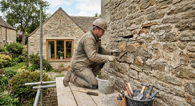 Stone Masonry Repair in Bandera County, TX