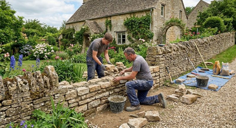 Stone Wall Repair in San Antonio, TX